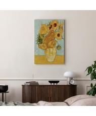 Paveikslas Vincent van Gogh - Natiurmortas su dvylika saulėgrąžų III