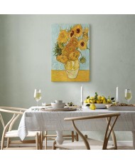 Paveikslas Vincent van Gogh - Natiurmortas su dvylika saulėgrąžų III