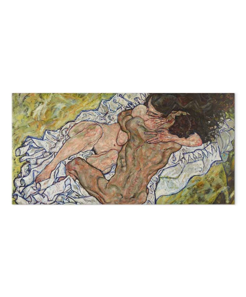 Paveikslas Egon Schiele - Apsikabinimas (Mylimieji II)