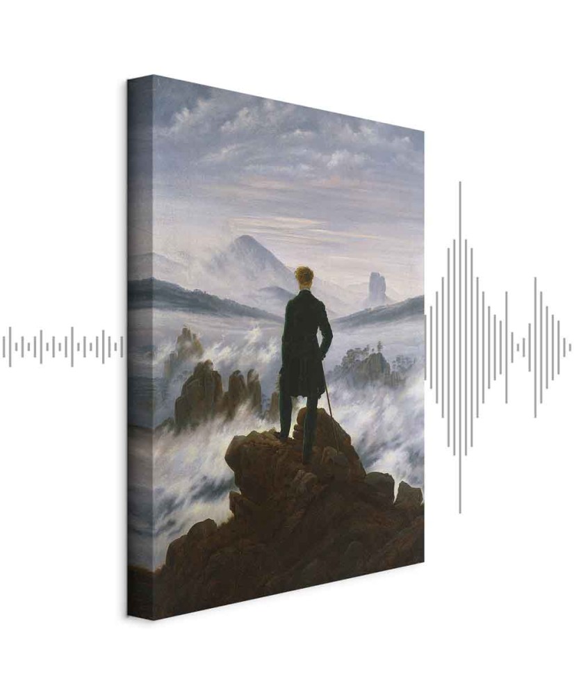 Paveikslas Caspar David Friedrich - Klajūnas virš rūko jūros