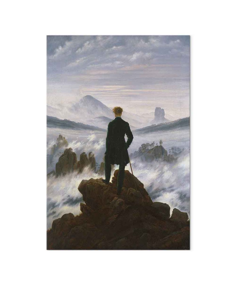 Paveikslas Caspar David Friedrich - Klajūnas virš rūko jūros