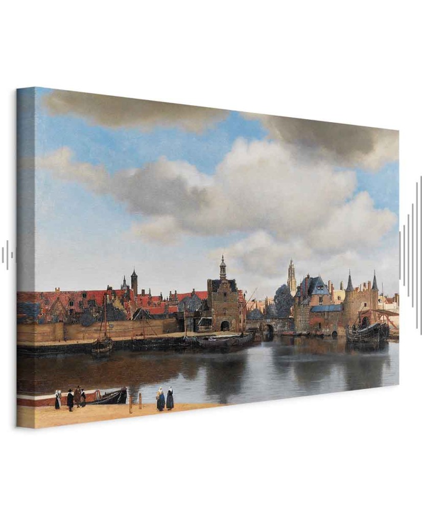 Paveikslas Jan Vermeer - Delfto vaizdas