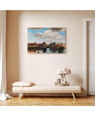 Paveikslas Jan Vermeer - Delfto vaizdas