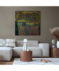 Paveikslas Gustav Klimt - Kaimo namas prie Aterzė ežero