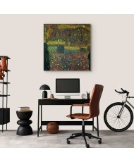 Paveikslas Gustav Klimt - Kaimo namas prie Aterzė ežero