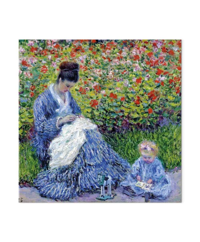 Paveikslas Claude Monet - Madam Monė ir jos sūnus