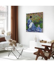 Paveikslas Claude Monet - Madam Monė ir jos sūnus