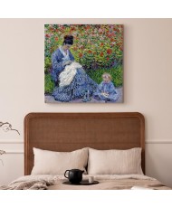 Paveikslas Claude Monet - Madam Monė ir jos sūnus