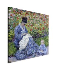 Paveikslas Claude Monet - Madam Monė ir jos sūnus