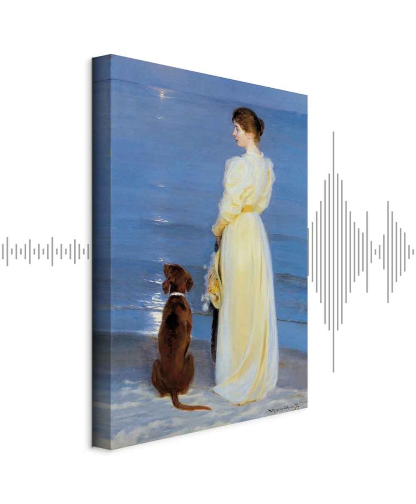 Paveikslas Peder Severin Krøyer - Vasaros vakaras Skagene