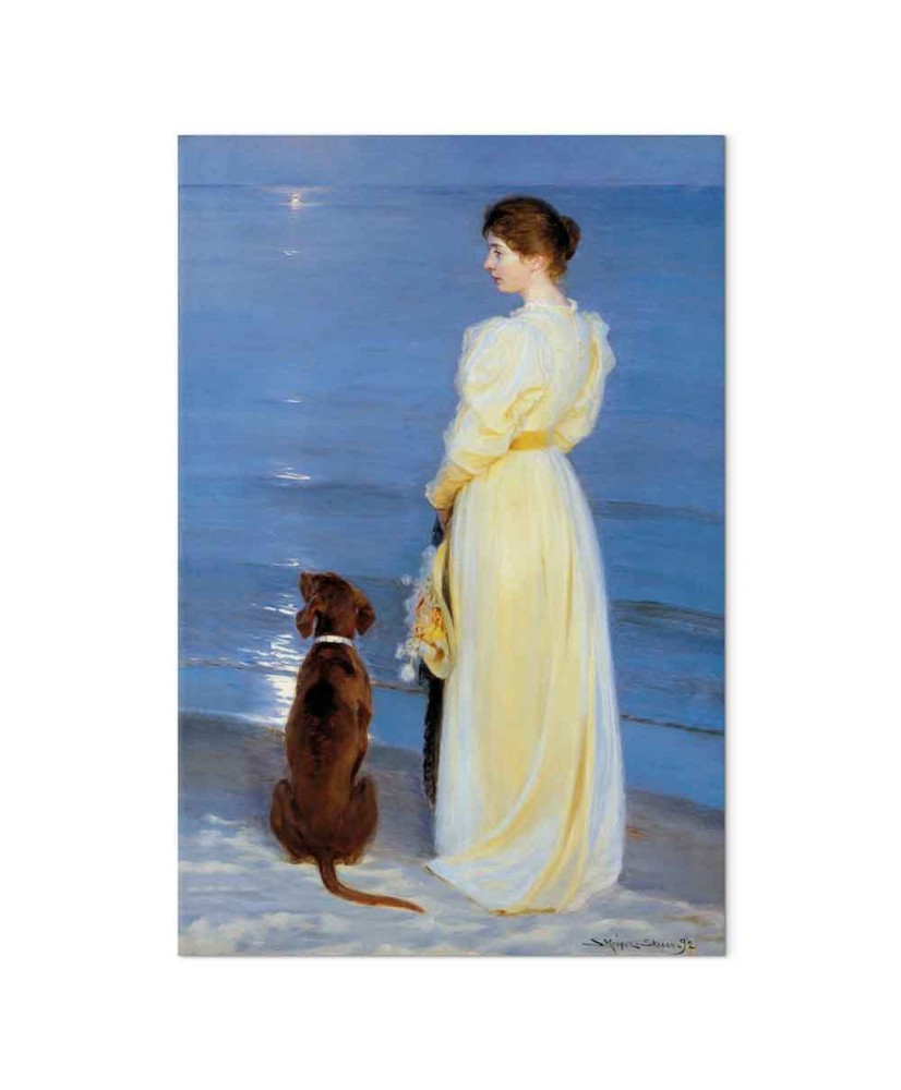 Paveikslas Peder Severin Krøyer - Vasaros vakaras Skagene