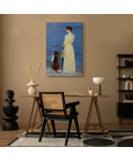 Paveikslas Peder Severin Krøyer - Vasaros vakaras Skagene