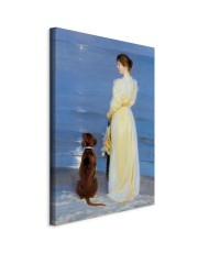 Paveikslas Peder Severin Krøyer - Vasaros vakaras Skagene