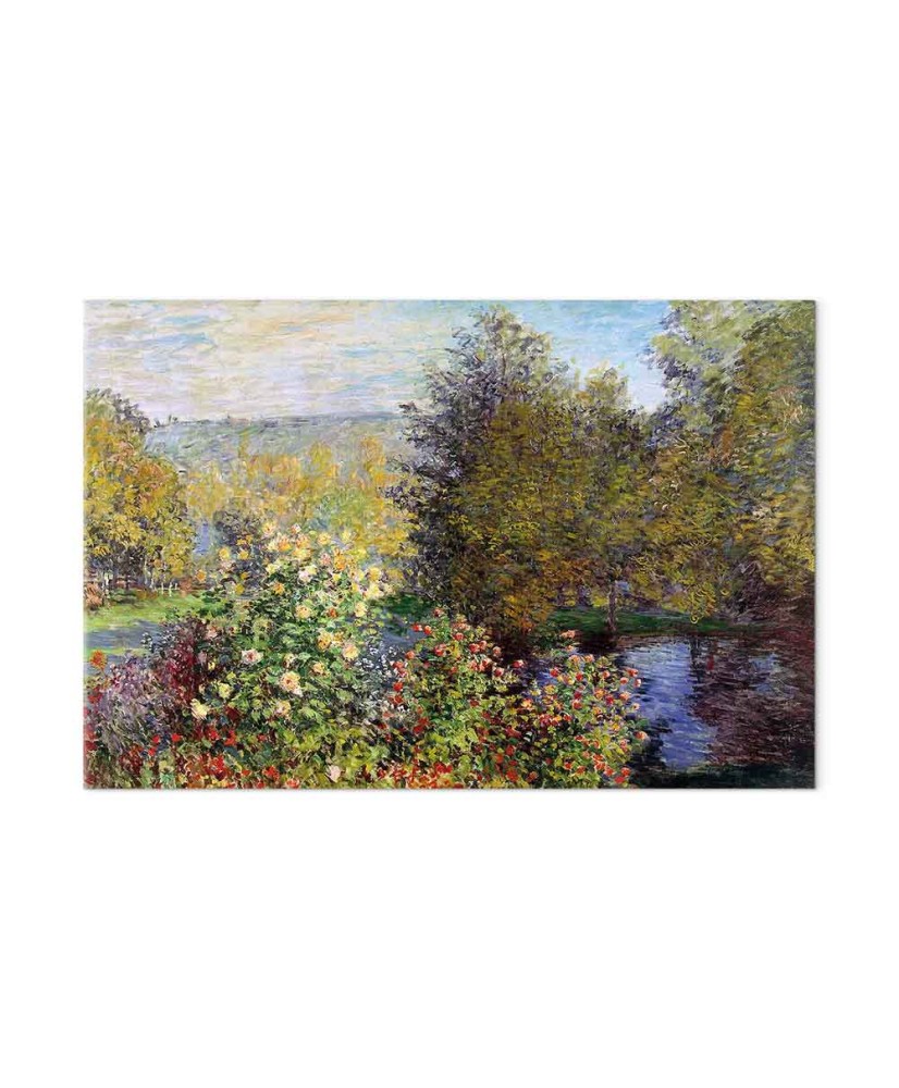 Paveikslas Claude Monet - Sodas Montgeron, detalė