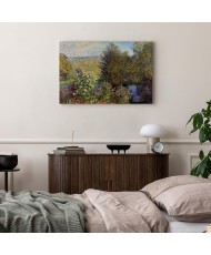 Paveikslas Claude Monet - Sodas Montgeron, detalė