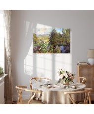 Paveikslas Claude Monet - Sodas Montgeron, detalė