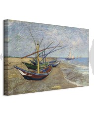 Paveikslas Vincent van Gogh - Žvejų valtys paplūdimyje