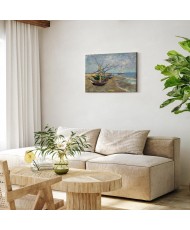 Paveikslas Vincent van Gogh - Žvejų valtys paplūdimyje