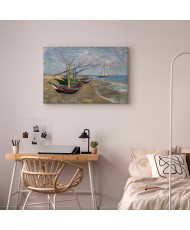 Paveikslas Vincent van Gogh - Žvejų valtys paplūdimyje