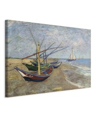 Paveikslas Vincent van Gogh - Žvejų valtys paplūdimyje