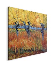 Paveikslas Vincent van Gogh - Gluosniai saulėlydyje