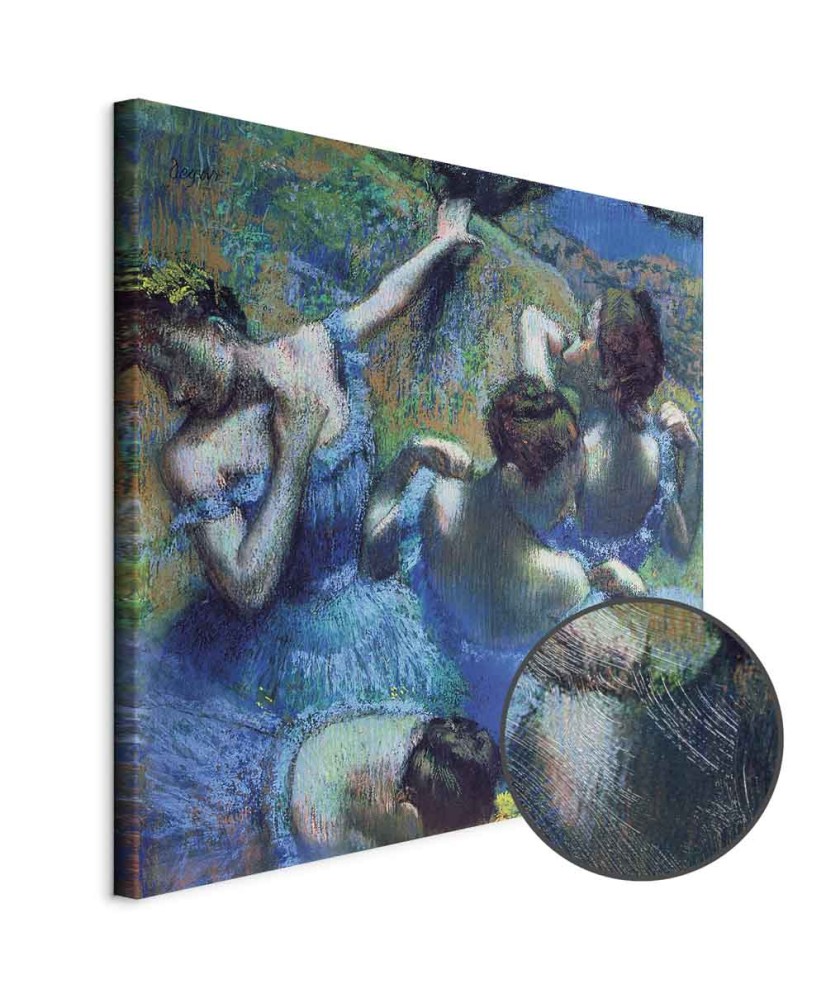 Paveikslas Edgar Degas - Mėlynos šokėjos II