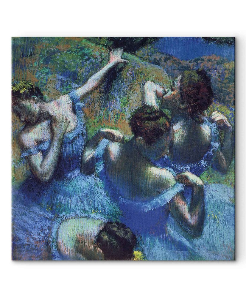 Paveikslas Edgar Degas - Mėlynos šokėjos II