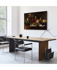 Paveikslas Caravaggio - Vakarienė Emaume