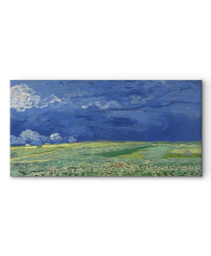 Paveikslas Vincent van Gogh - Kviečių laukas po audros debesimis