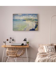 Paveikslas Claude Monet - Paplūdimys Pourville