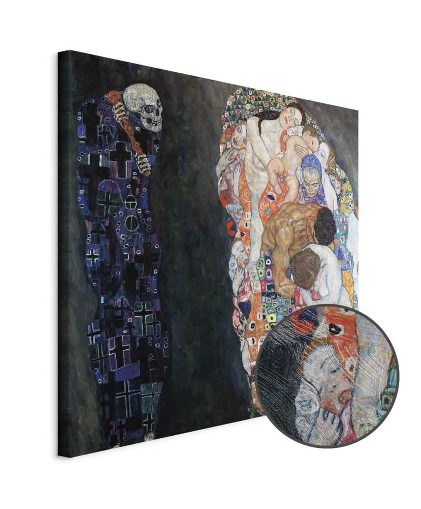 Paveikslas Gustav Klimt - Mirtis ir gyvenimas