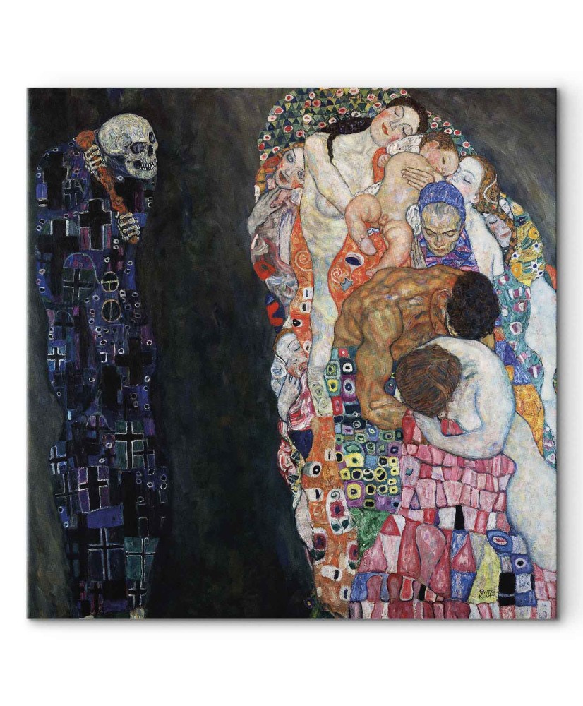 Paveikslas Gustav Klimt - Mirtis ir gyvenimas