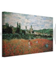 Paveikslas Claude Monet - Aguonų laukas prie Vétheuil
