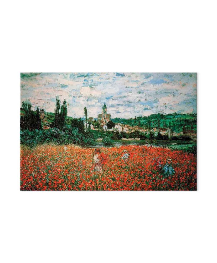 Paveikslas Claude Monet - Aguonų laukas prie Vétheuil