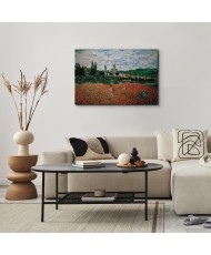 Paveikslas Claude Monet - Aguonų laukas prie Vétheuil