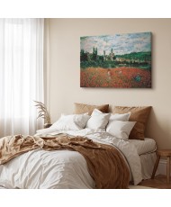 Paveikslas Claude Monet - Aguonų laukas prie Vétheuil