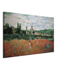 Paveikslas Claude Monet - Aguonų laukas prie Vétheuil