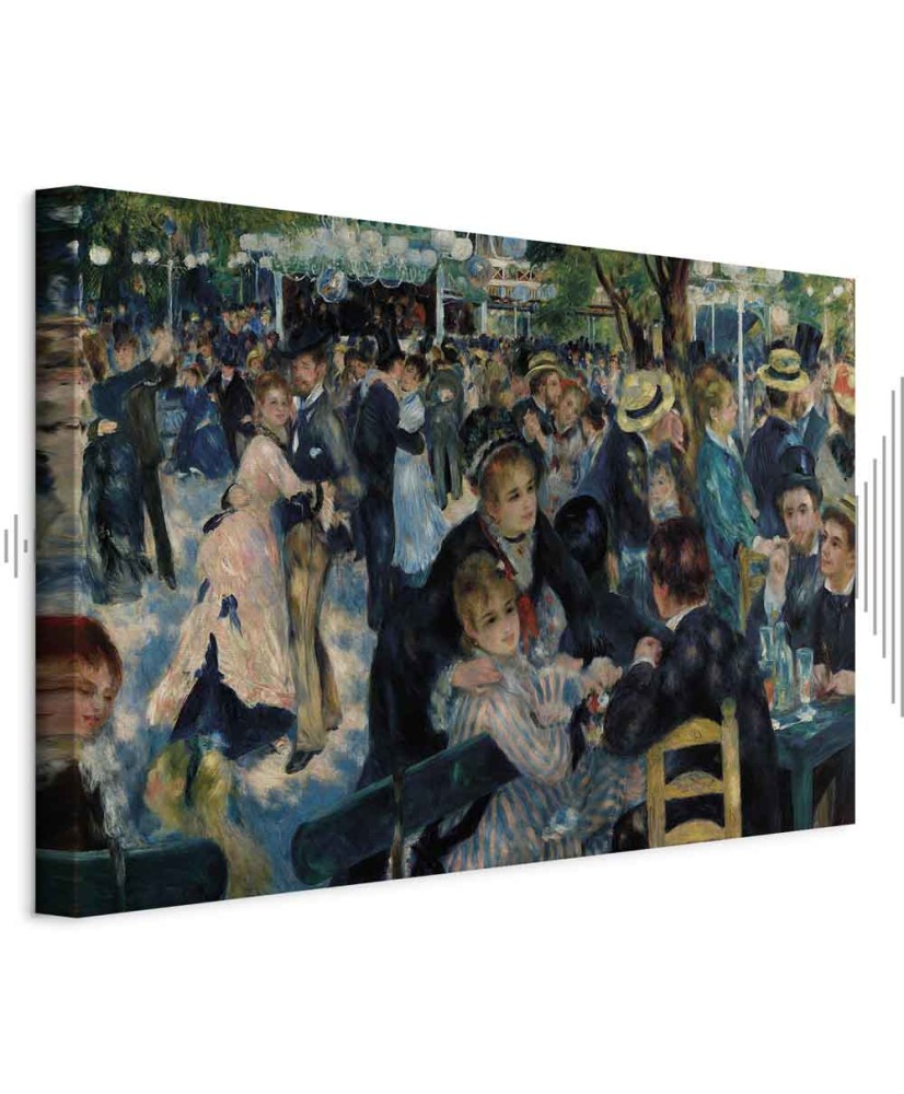 Paveikslas Pierre Auguste Renoir - Šokis Moulin de la Galette