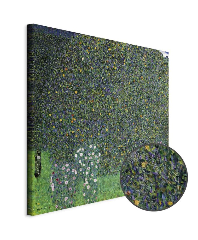 Paveikslas Gustav Klimt - Rožės tarp medžių