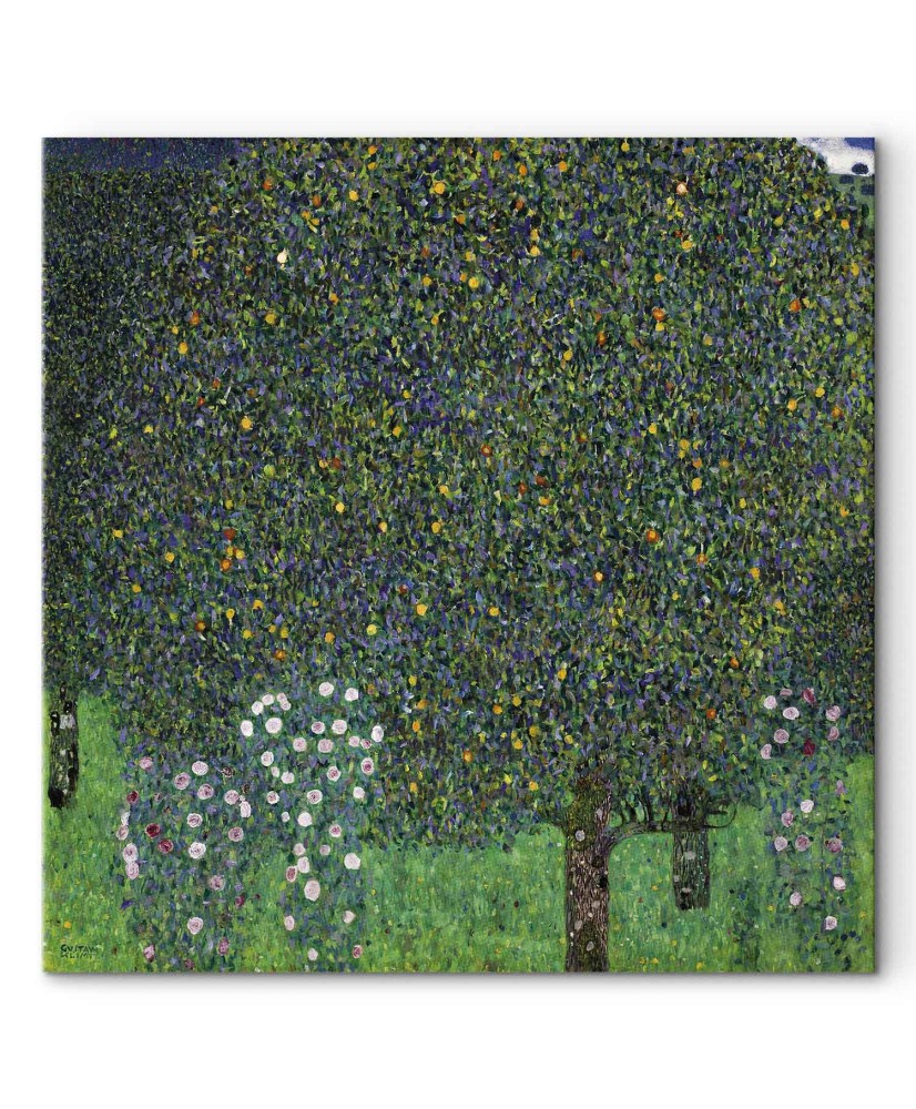 Paveikslas Gustav Klimt - Rožės tarp medžių