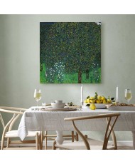 Paveikslas Gustav Klimt - Rožės tarp medžių