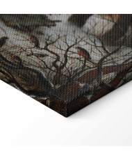 Paveikslas Pieter Brueghel Jaunesnysis - Žiemos peizažas su paukščių spąstais