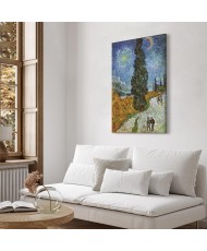 Paveikslas Vincent van Gogh - Kelias su kiparisu ir žvaigžde