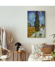 Paveikslas Vincent van Gogh - Kelias su kiparisu ir žvaigžde