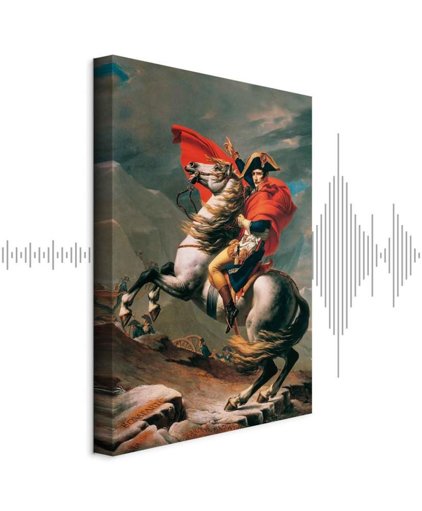 Paveikslas Jacques Louis David - Napoleonas kerta Alpes