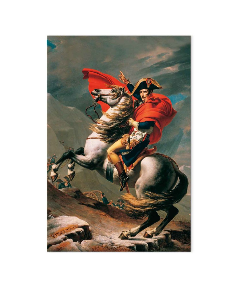Paveikslas Jacques Louis David - Napoleonas kerta Alpes