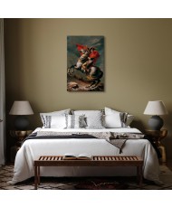 Paveikslas Jacques Louis David - Napoleonas kerta Alpes