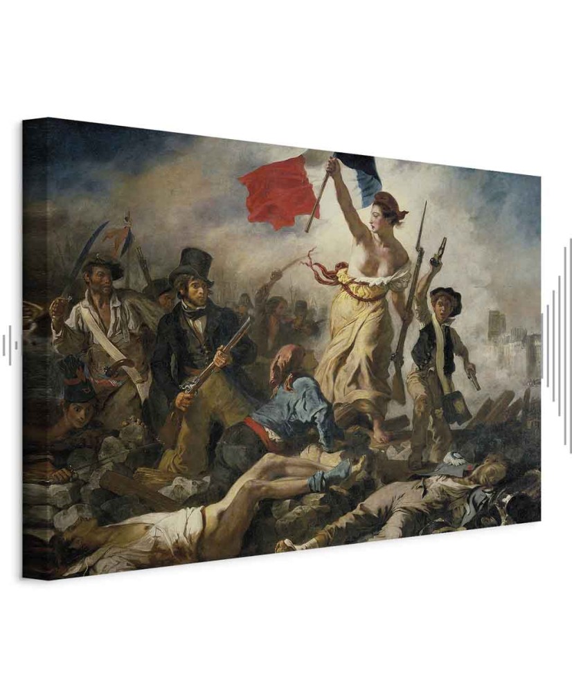 Paveikslas Eugène Delacroix - Laisvė vedanti žmones