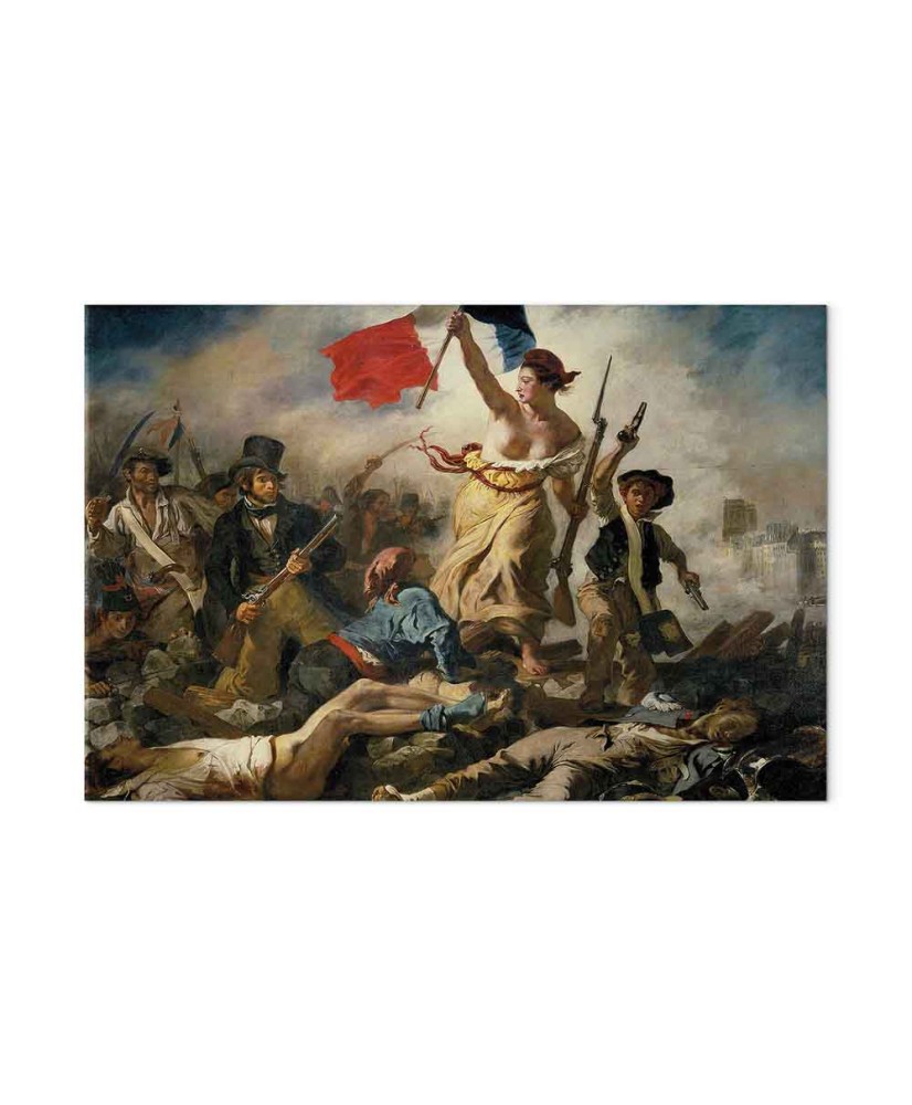 Paveikslas Eugène Delacroix - Laisvė vedanti žmones