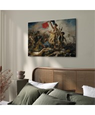 Paveikslas Eugène Delacroix - Laisvė vedanti žmones